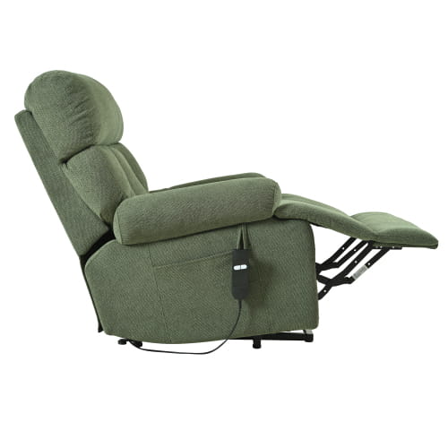 Experience luxury with the oversized power lift recliner chair