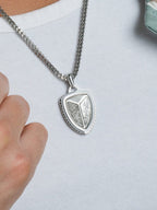 Meteorite Shield Pendant Necklace - Maven Couture IncShield Pendant