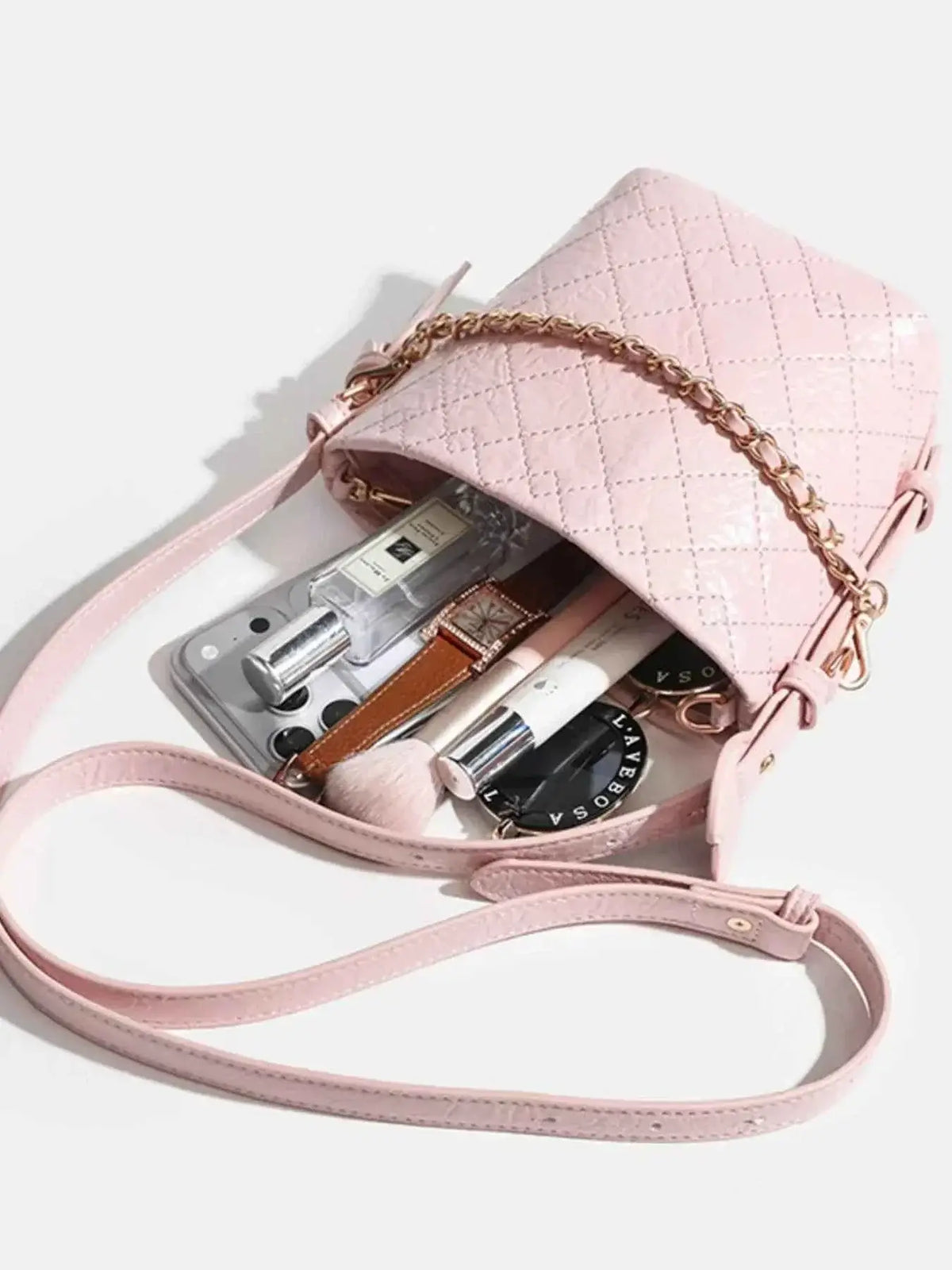 Adjustable Strap Bucket Bag