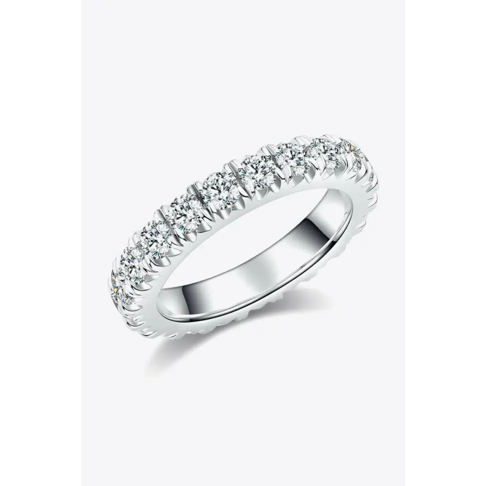 Exquisite 3 carat moissanite eternity ring for luxury fashion for woman $129.99 a stunning matching box