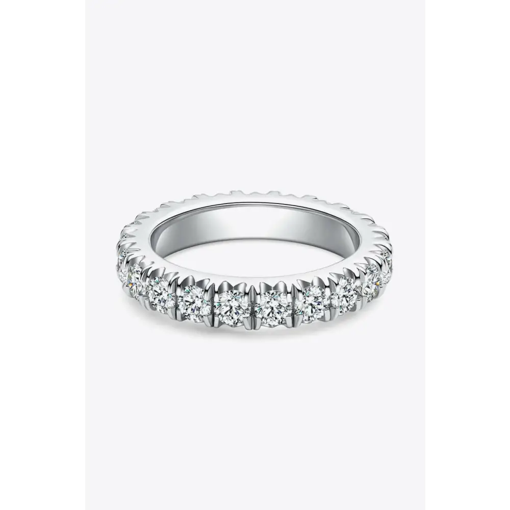 Exquisite 3 carat moissanite eternity ring for luxury fashion for woman $129.99 a stunning matching box