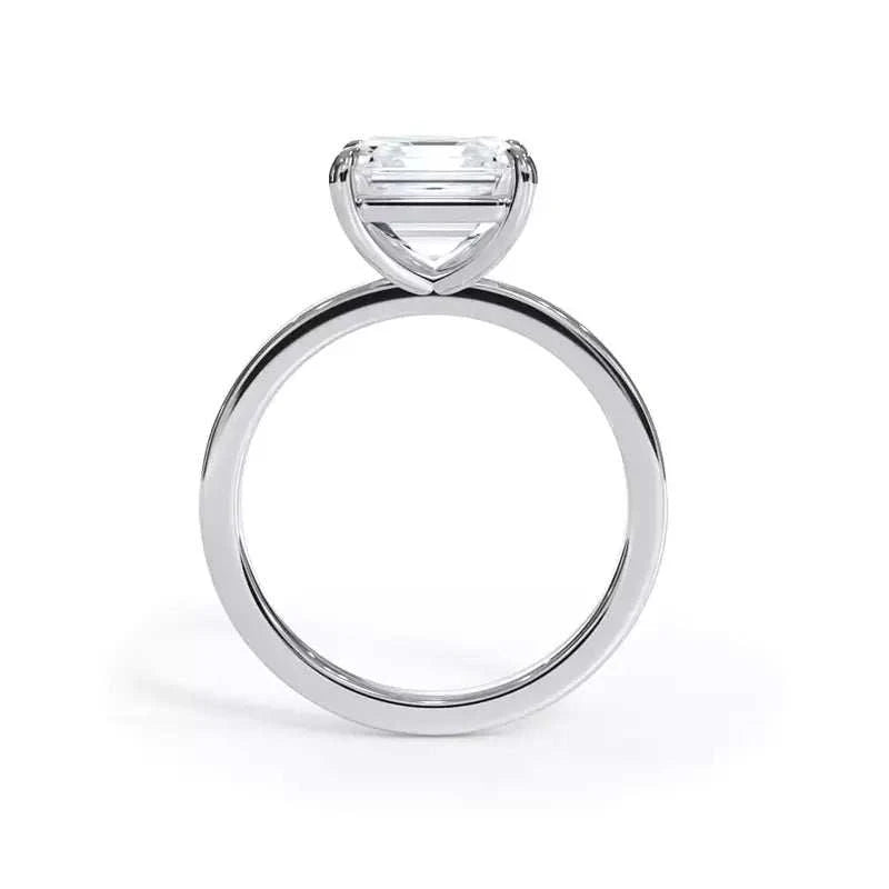 AGI Certified 3 CTW Lab Grown Diamond Solitaire Engagement Ring – G-VS Clarity, 14K White Gold - Maven Couture IncDiamond Ring