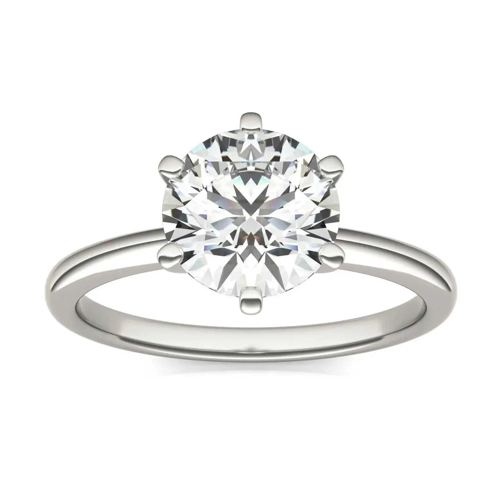 AGI Certified 3 CTW Lab Grown Diamond Solitaire Engagement Ring – G-VS Clarity, 14K White Gold - Maven Couture IncDiamond Ring