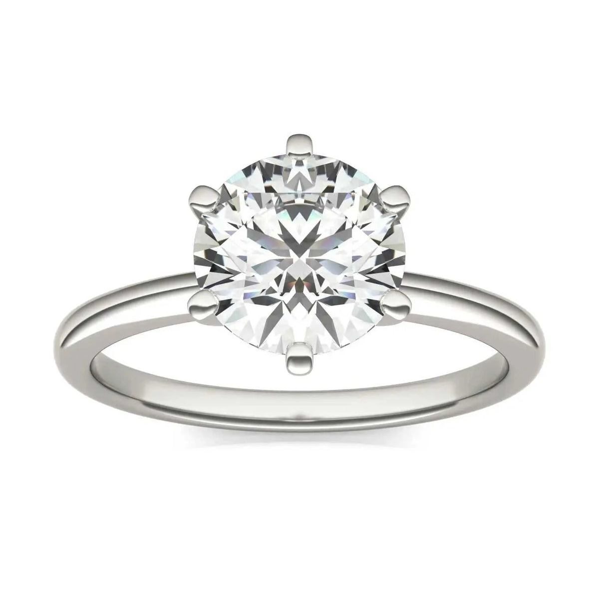 AGI Certified 3 CTW Lab Grown Diamond Solitaire Engagement Ring – G-VS Clarity, 14K White Gold - Maven Couture IncDiamond Ring