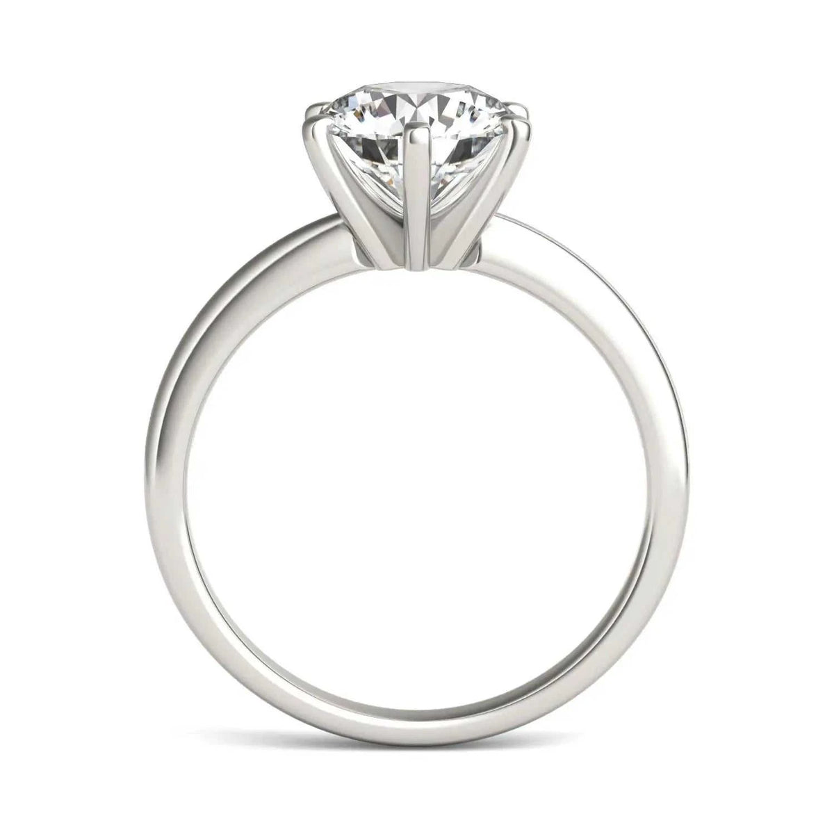 AGI Certified 3 CTW Lab Grown Diamond Solitaire Engagement Ring – G-VS Clarity, 14K White Gold - Maven Couture IncDiamond Ring