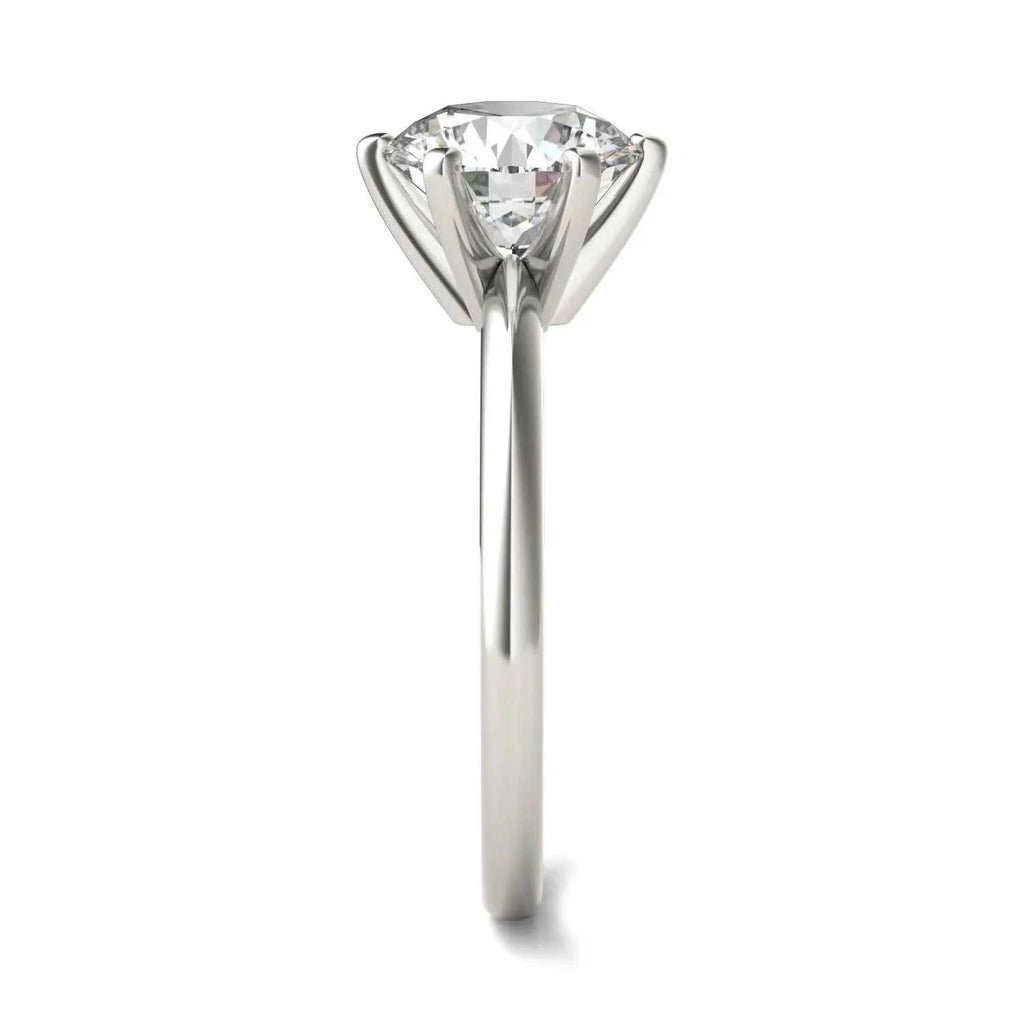 AGI Certified 3 CTW Lab Grown Diamond Solitaire Engagement Ring – G-VS Clarity, 14K White Gold - Maven Couture IncDiamond Ring