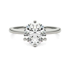 AGI Certified 3 CTW Lab Grown Diamond Solitaire Engagement Ring – G-VS Clarity, 14K White Gold - Maven Couture IncDiamond Ring