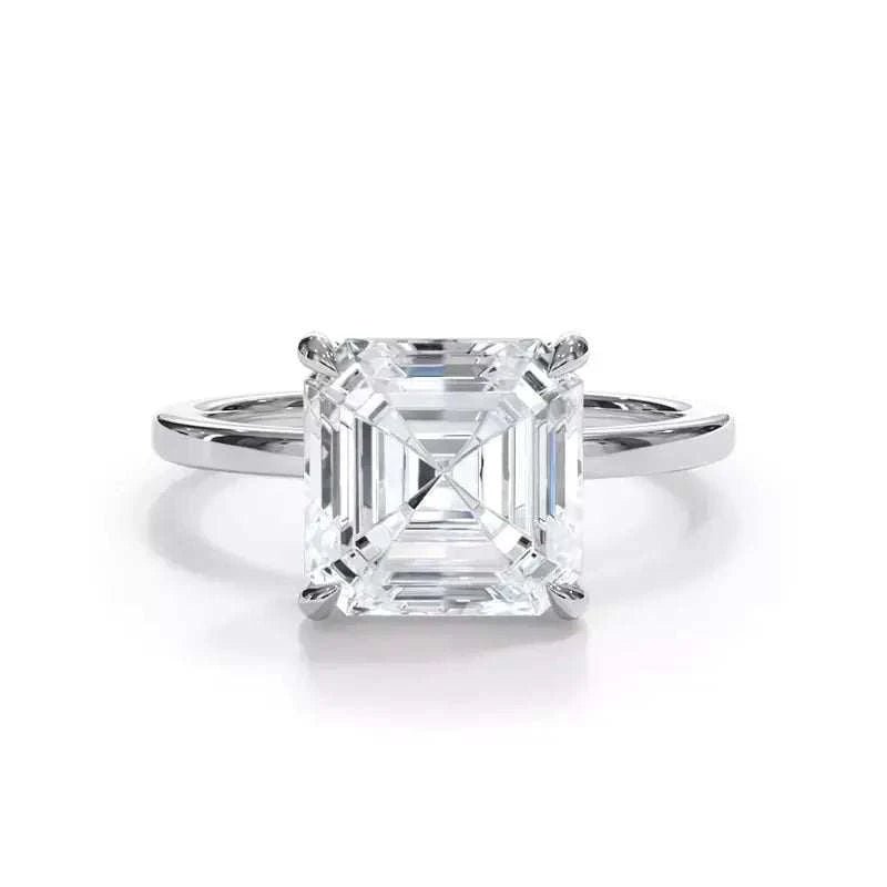 AGI Certified 3 CTW Lab Grown Diamond Solitaire Engagement Ring – G-VS Clarity, 14K White Gold - Maven Couture IncDiamond Ring