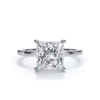 AGI Certified 3 CTW Lab Grown Diamond Solitaire Engagement Ring – G-VS Clarity, 14K White Gold - Maven Couture IncDiamond Ring