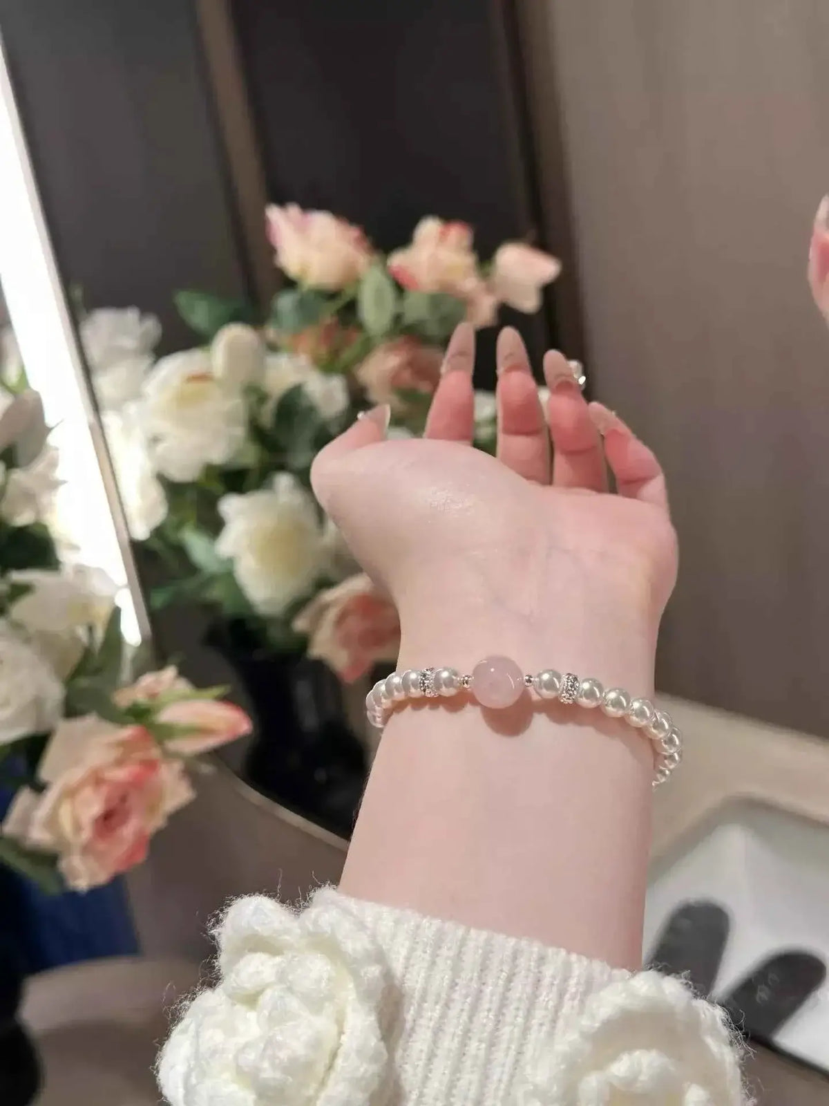 Alloy Pearl Bracelet