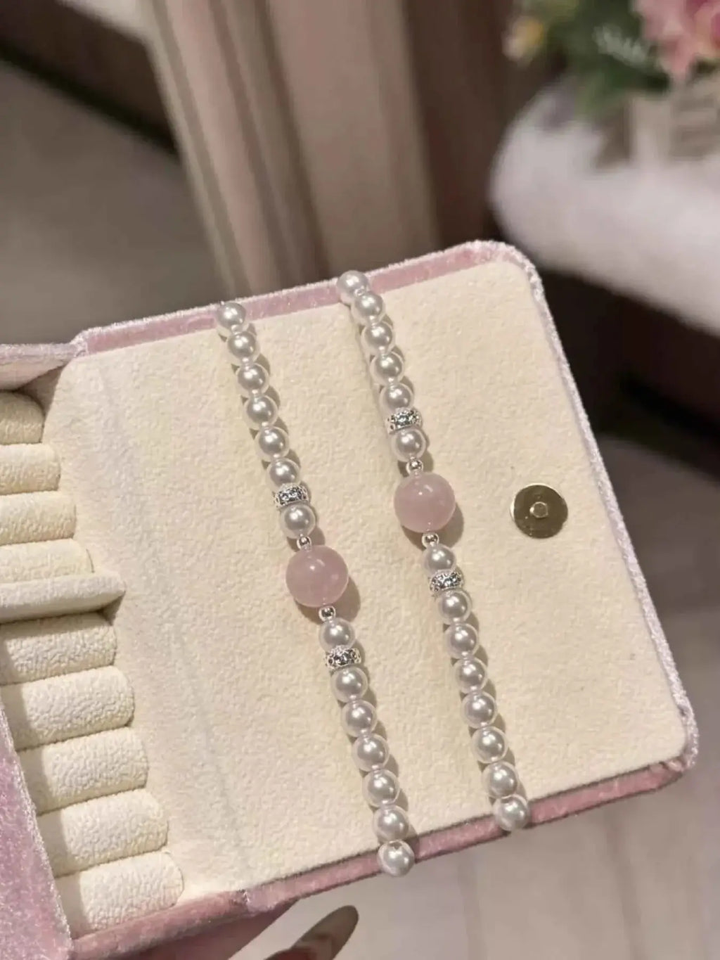 Alloy Pearl Bracelet