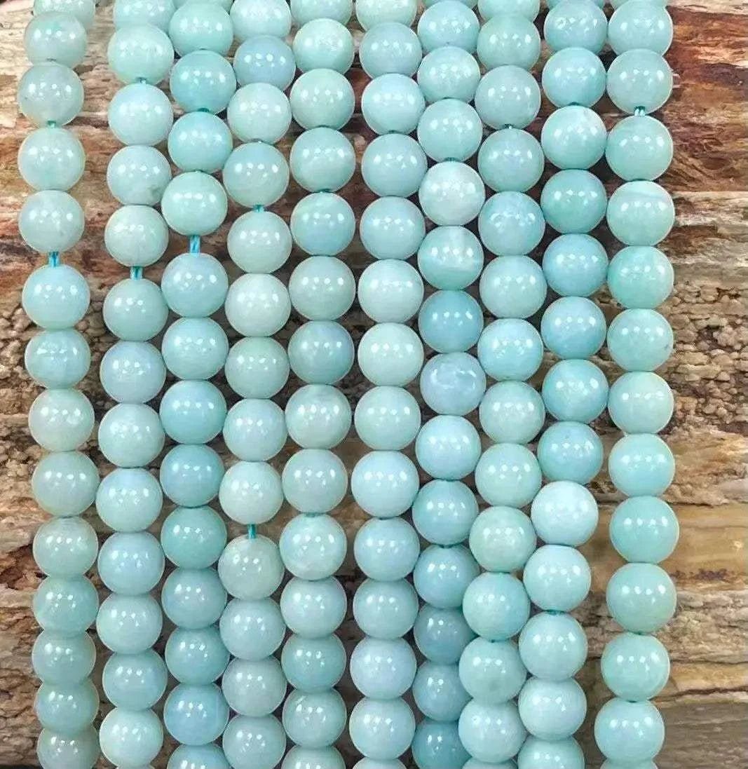 Amazonite Grade A Round - Maven Couture IncStrand Stones