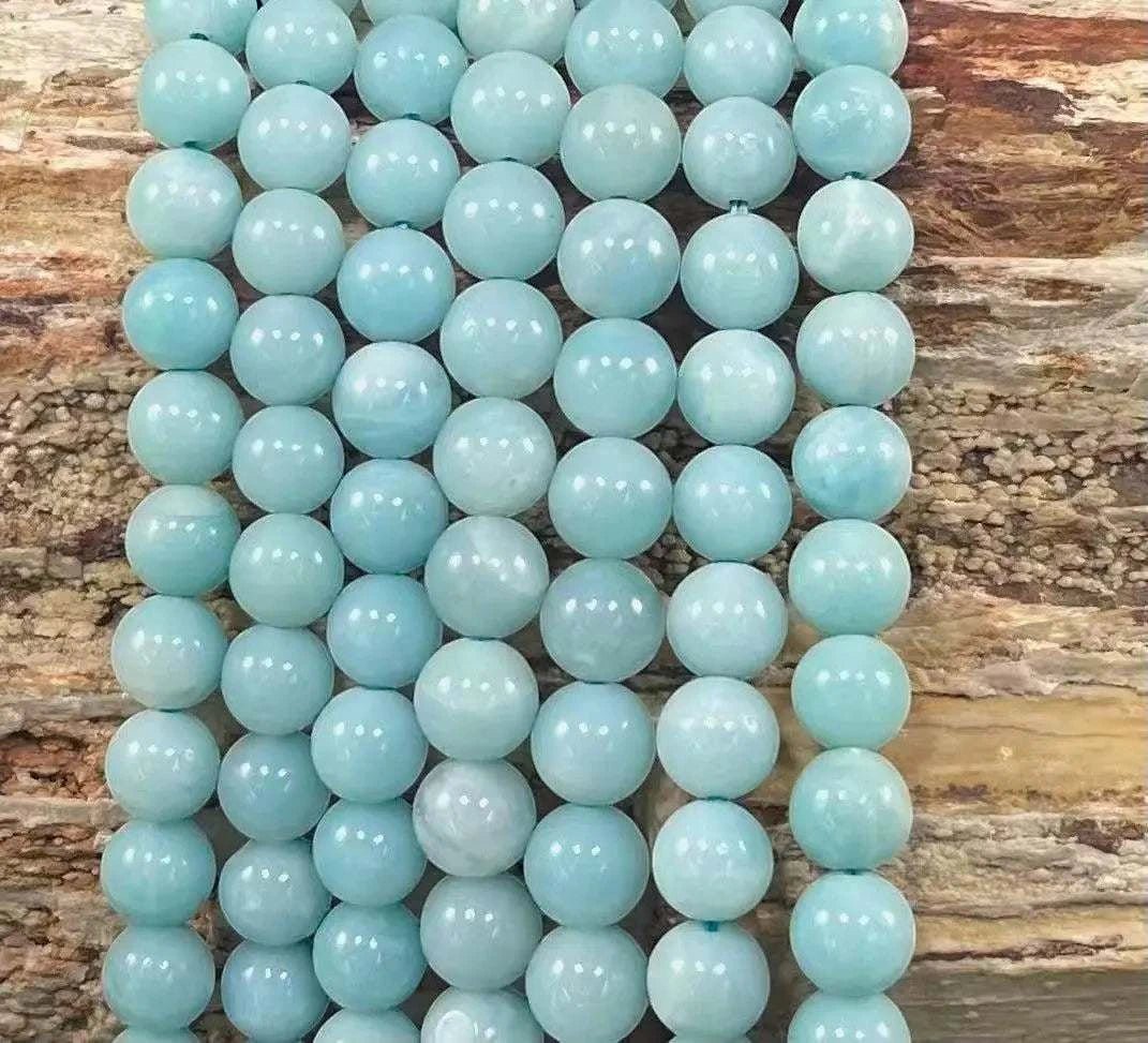 Amazonite Grade A Round - Maven Couture IncStrand Stones