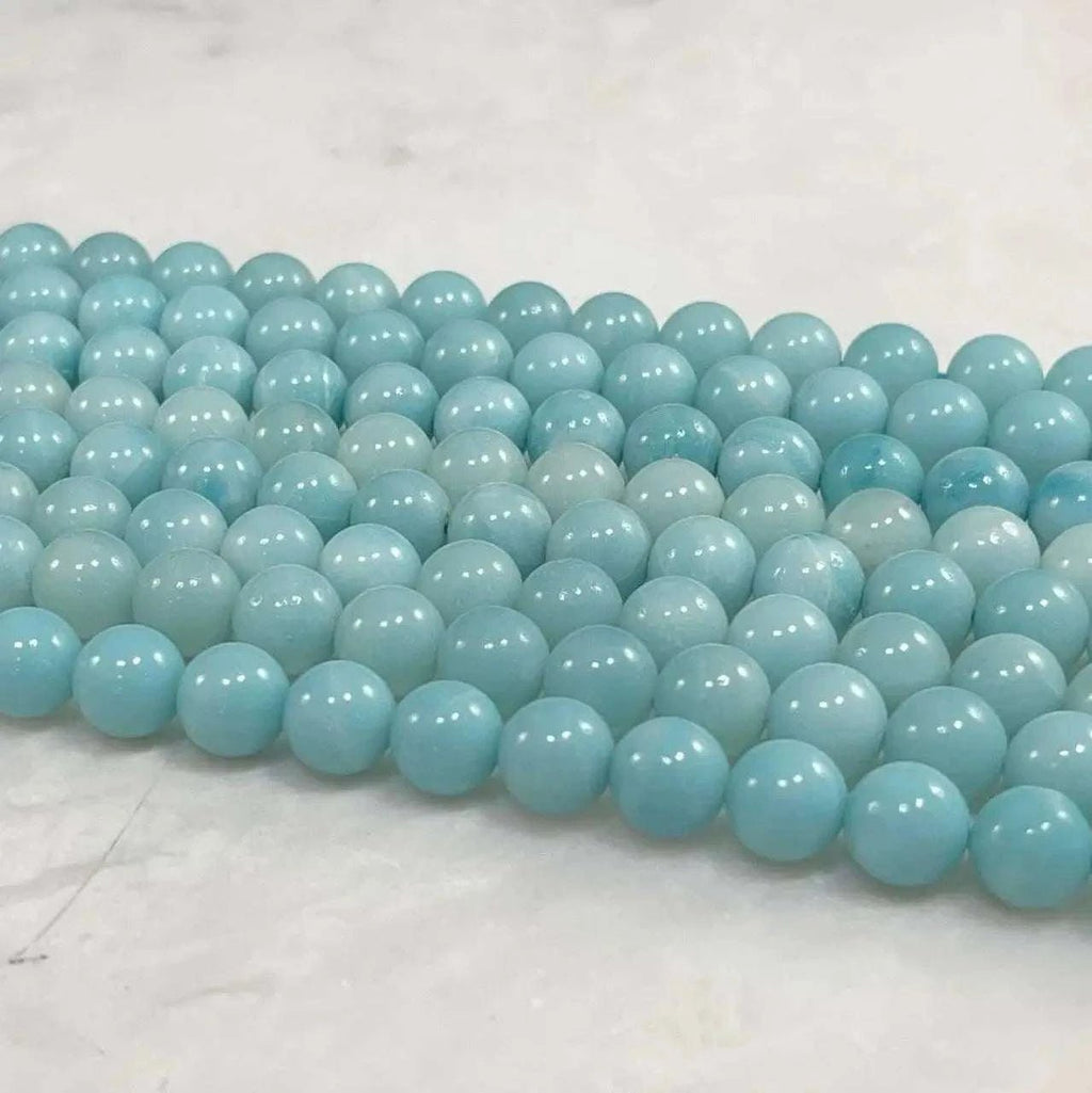 Amazonite Grade A Round - Maven Couture IncStrand Stones