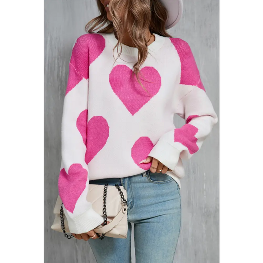 Angel wings heart sweater showcasing luxury fashion for women $34.99 discover the allure of this basic style piece,