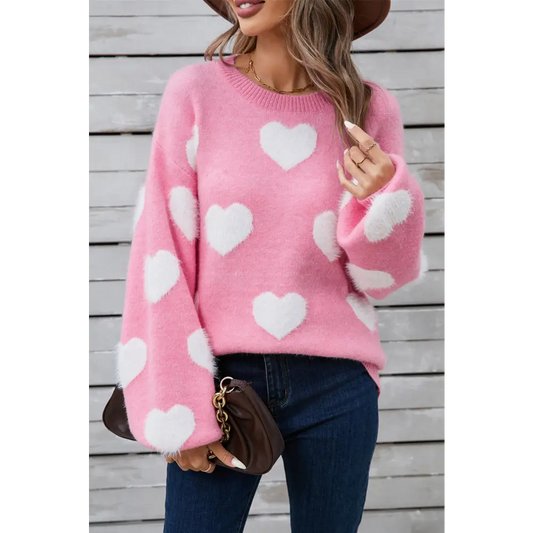 Elevate your wardrobe with the angel wings heart sweater in luxury fashion $34.99 discover a basic style