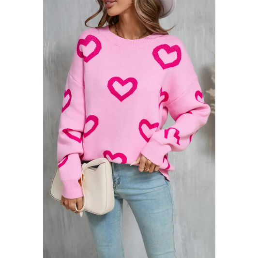 Elevate your wardrobe with the angel wings heart sweater in luxury fashion for woman $34.99 experience a chic