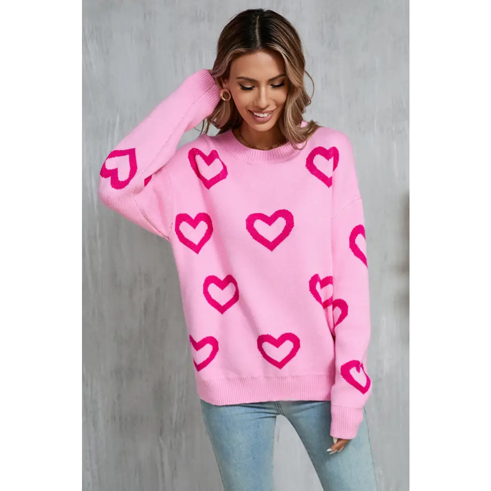 Elevate your wardrobe with the angel wings heart sweater in luxury fashion for woman $34.99 experience a chic