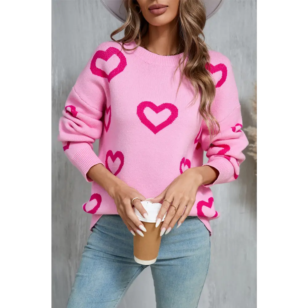 Elevate your wardrobe with the angel wings heart sweater in luxury fashion for woman $34.99 experience a chic