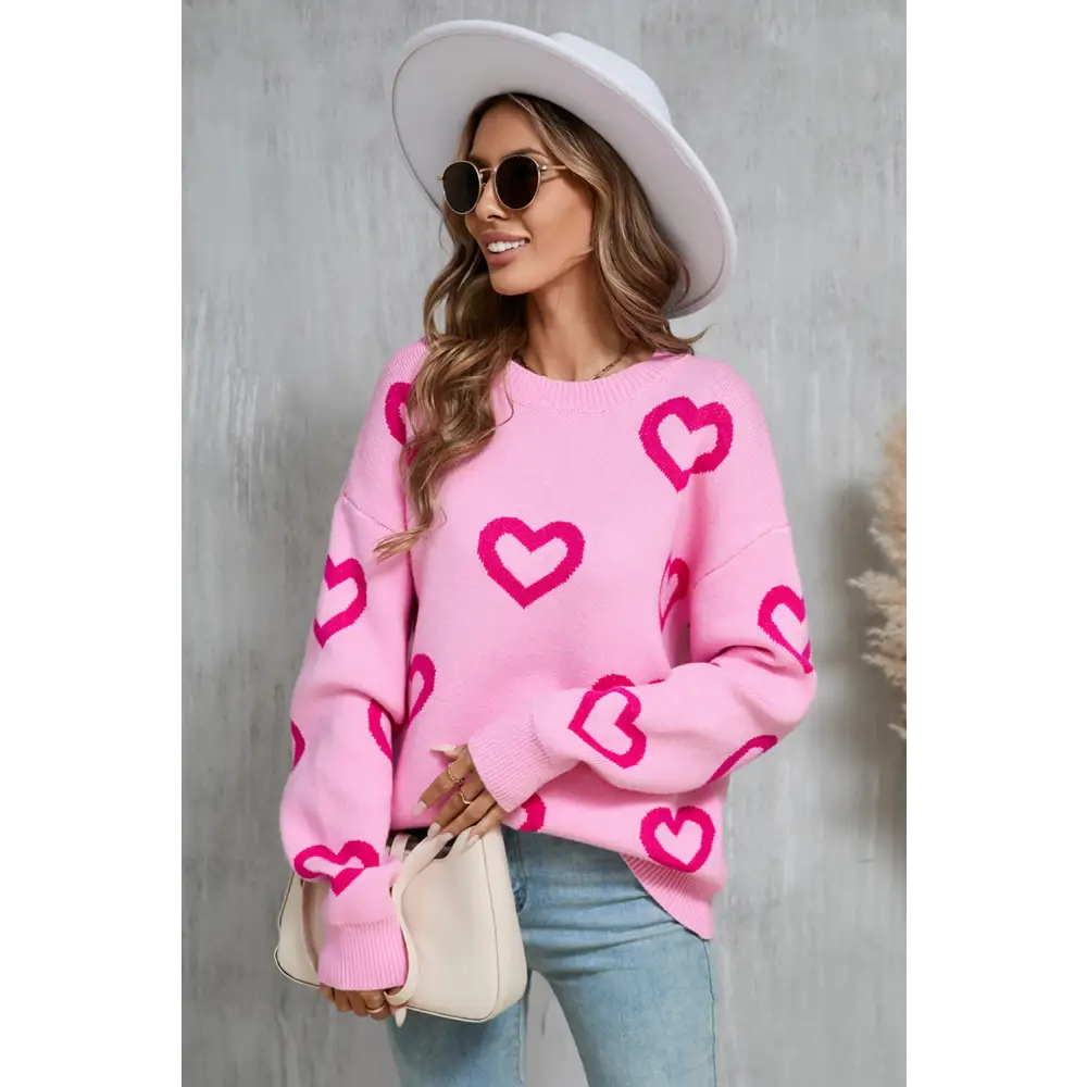 Elevate your wardrobe with the angel wings heart sweater in luxury fashion for woman $34.99 experience a chic