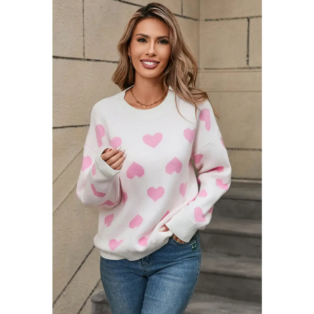 Angel wings heart sweater a luxurious essential in timeless designer clothing $34.99 delightfully basic style