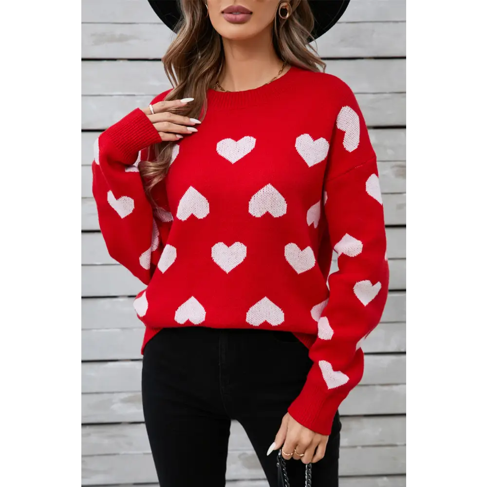 Angel wings heart sweater a luxurious essential in timeless designer clothing $34.99 delightfully basic style