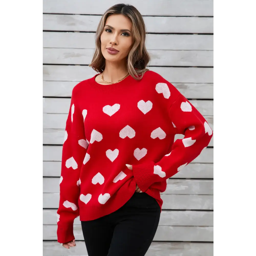 Angel wings heart sweater a luxurious essential in timeless designer clothing $34.99 delightfully basic style