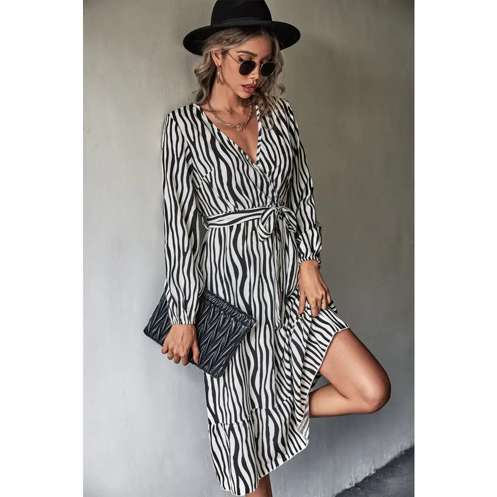 Elegant animal print midi dress for timeless luxury fashion for women $27 casual dresses sizing regular picture