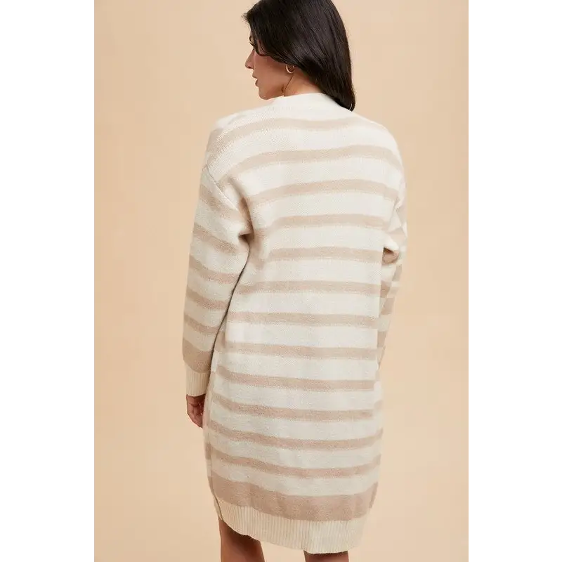 Annie wear checkered & striped open front long sleeve cardigan $64.99 the checkered & striped open front long sleeve