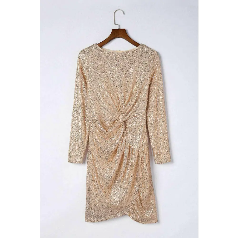 Chic sequin dress for timeless luxury fashion for woman elegance $59.88 95% polyester + 5% elastane indulge