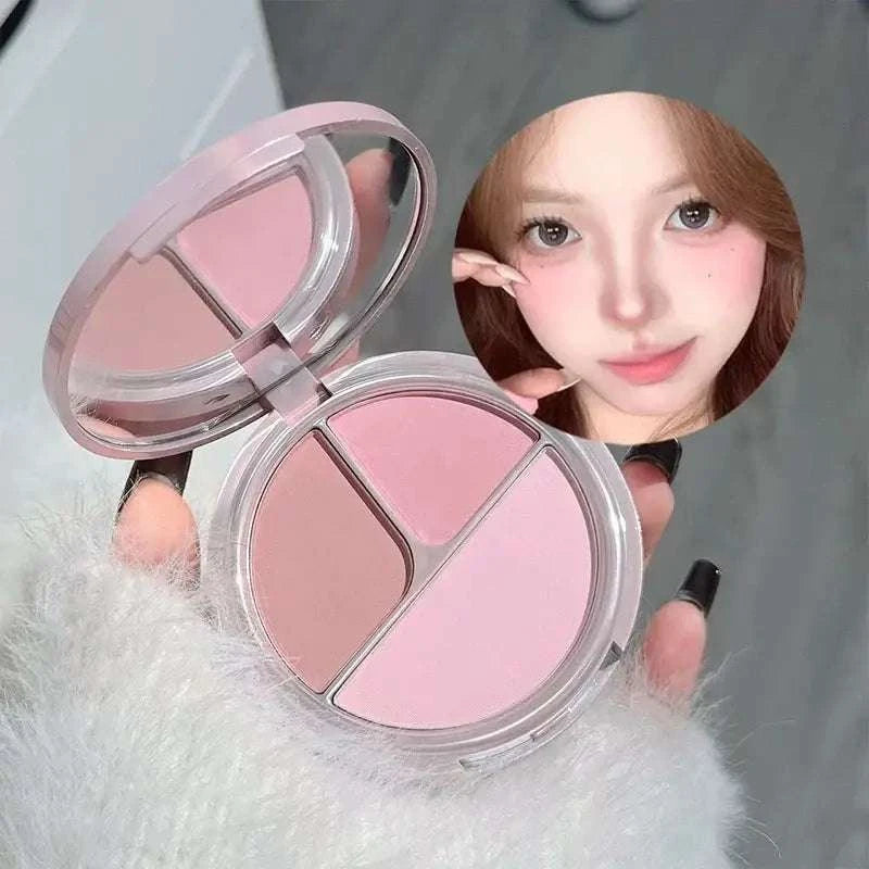 ART VALUE 7PC Makeup Sets Include 3 Colors Matte Lip Mud,1 Pressed Powder,1 Blush,1 Eyes Palette,1 Necklace Beauty Makeup Sets