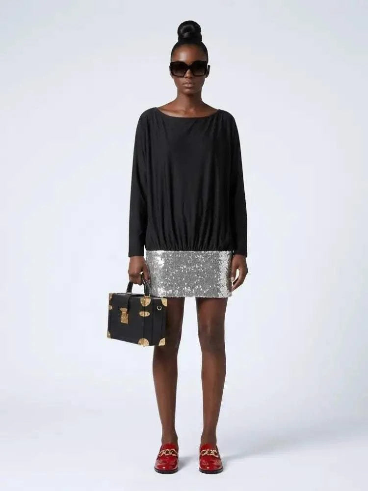 ASTOR Women's Black & Silver Dress Prêt-à-Porter BYMANYC ® New York