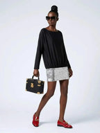 ASTOR Women's Black & Silver Dress Prêt-à-Porter BYMANYC ® New York