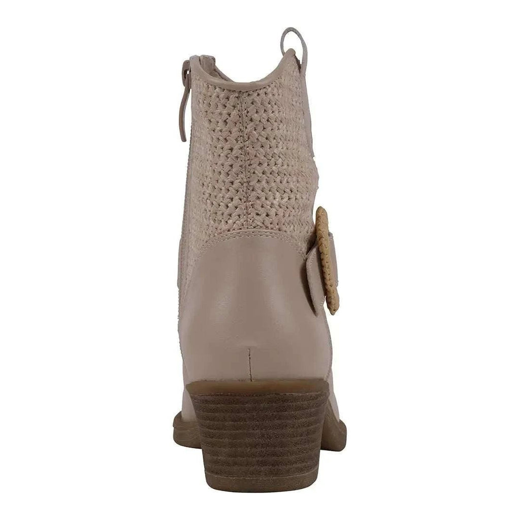 Avery Beige Western Booties - Maven Couture IncBootie