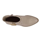 Avery Beige Western Booties - Maven Couture IncBootie
