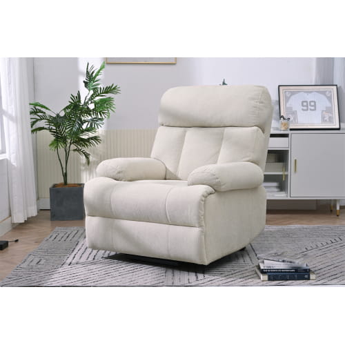 Experience luxury with the oversized power lift recliner chair