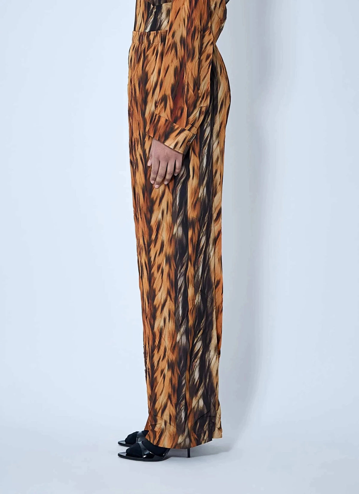 Balenciaga Women Ai Croc Silk Pants - Maven Couture IncBottoms / Pants