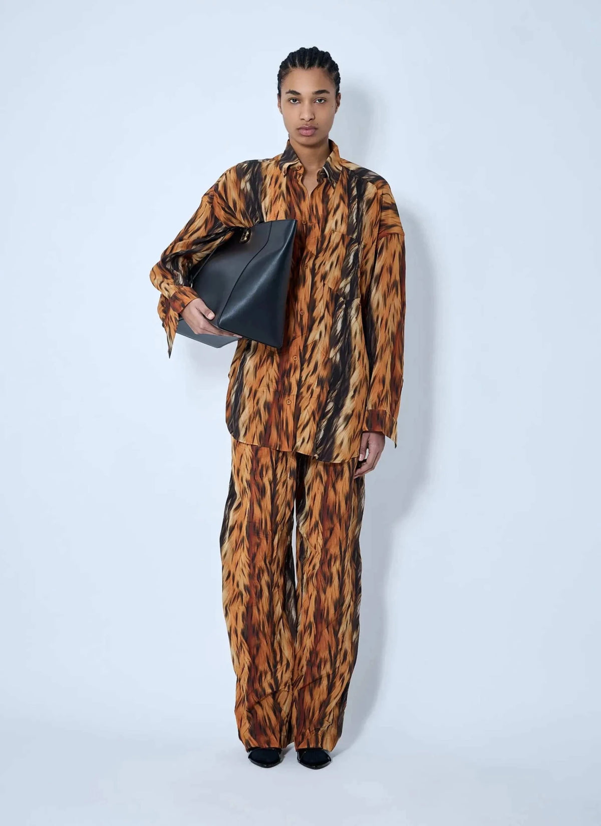 Balenciaga Women Ai Croc Silk Pants - Maven Couture IncBottoms / Pants
