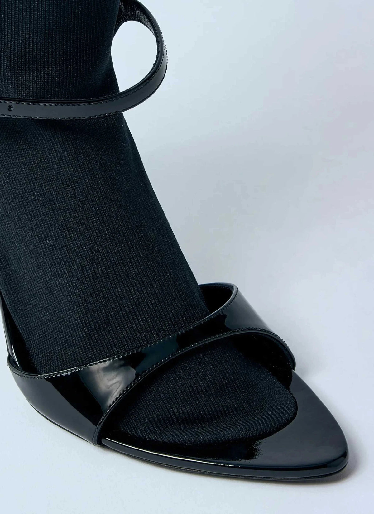 Balenciaga Women Avenue Sock 110Mm Heel Sandals