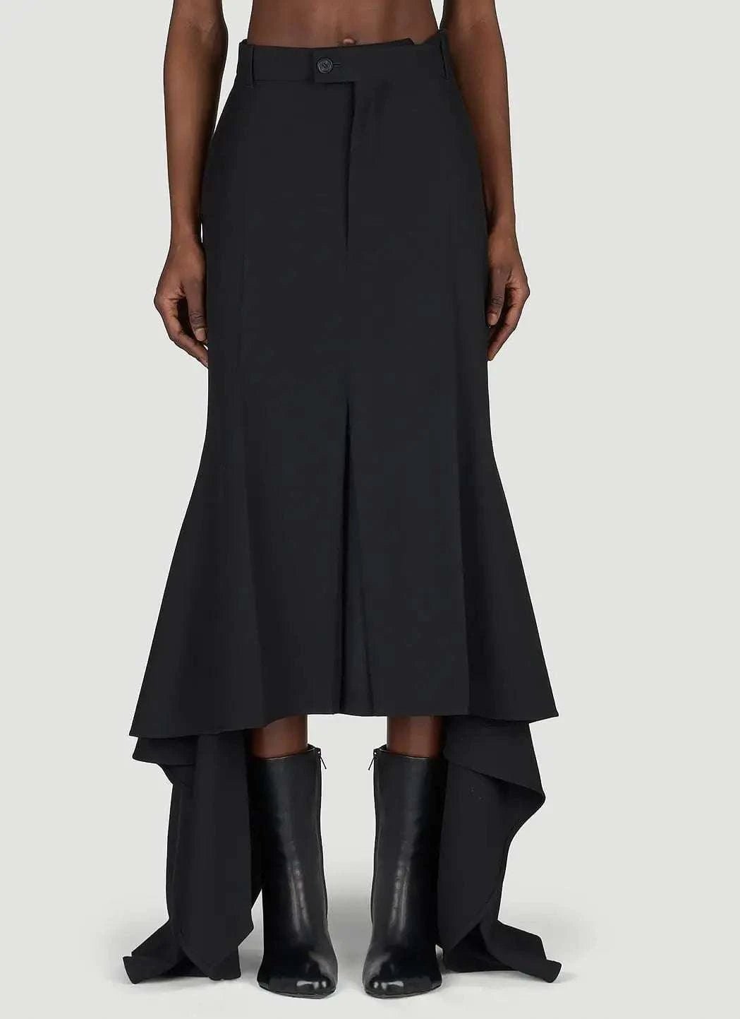 Balenciaga Women Godet Draped Skirt - Maven Couture IncBottoms / Skirts