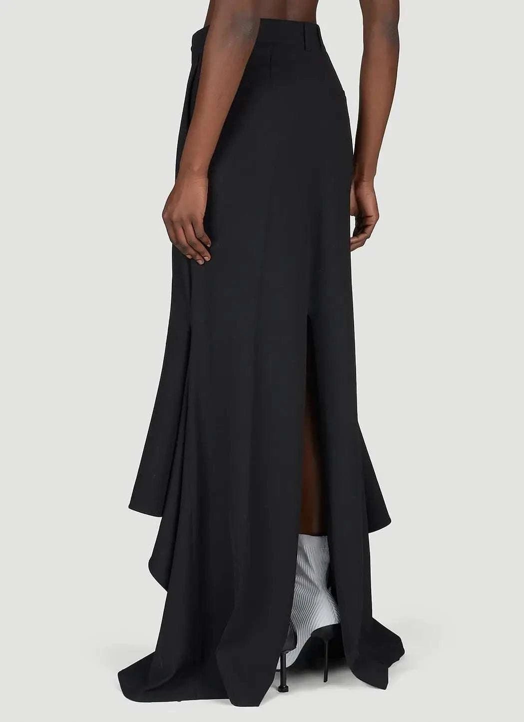 Balenciaga Women Godet Draped Skirt - Maven Couture IncBottoms / Skirts