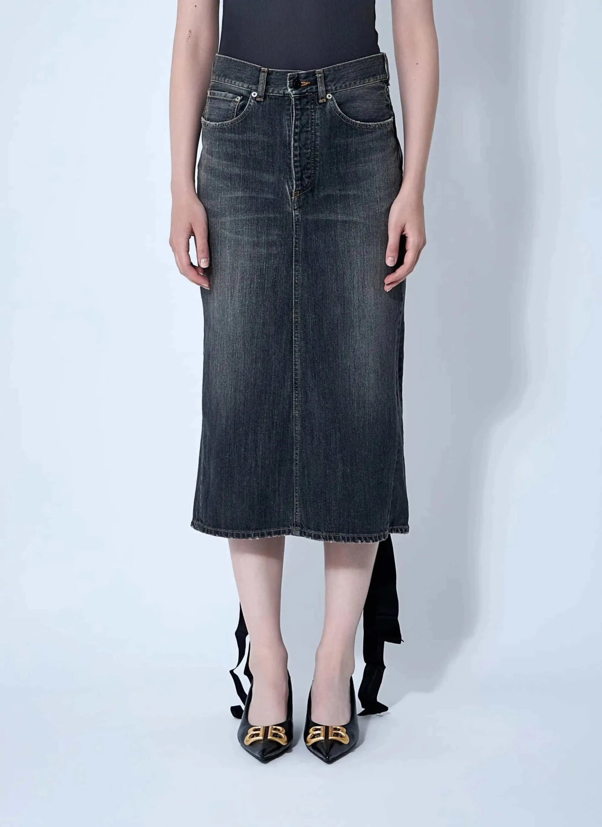 Balenciaga Women Lace-Up Skirt - Maven Couture IncBottoms / Skirts