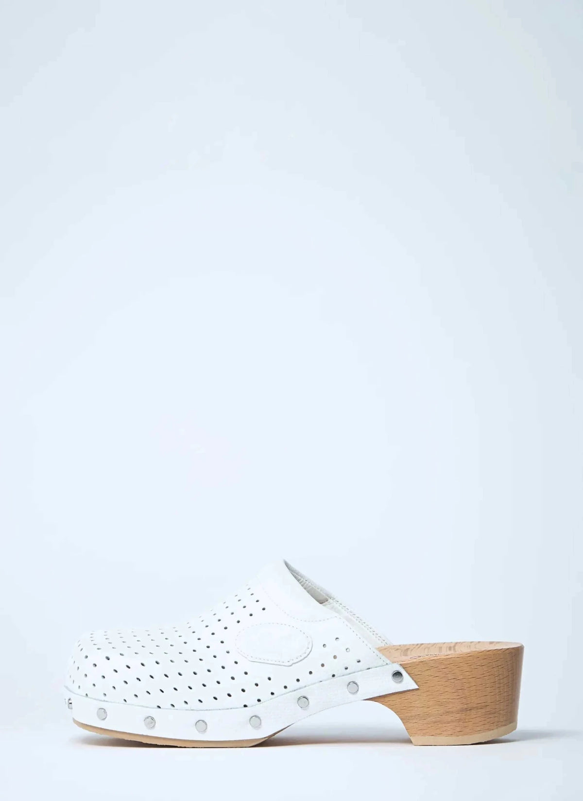 Balenciaga Women Perforated Heeled Clogs - Maven Couture IncShoes / Athletic
