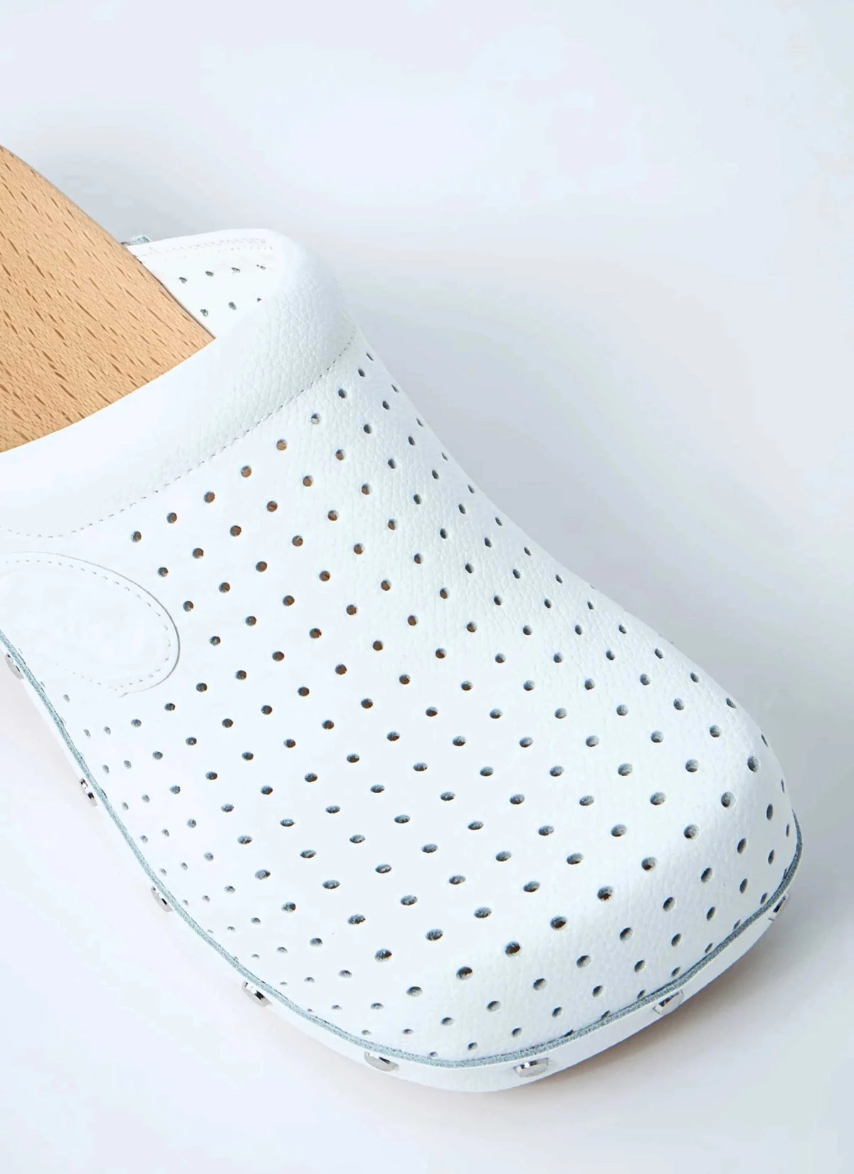 Balenciaga Women Perforated Heeled Clogs - Maven Couture IncShoes / Athletic