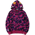 BAPE Hoodie Men's Shark Hoodie,Cotton Material Shark Jaw Jacket Ape Camo Full Zip Jacket Up - Maven Couture Inc