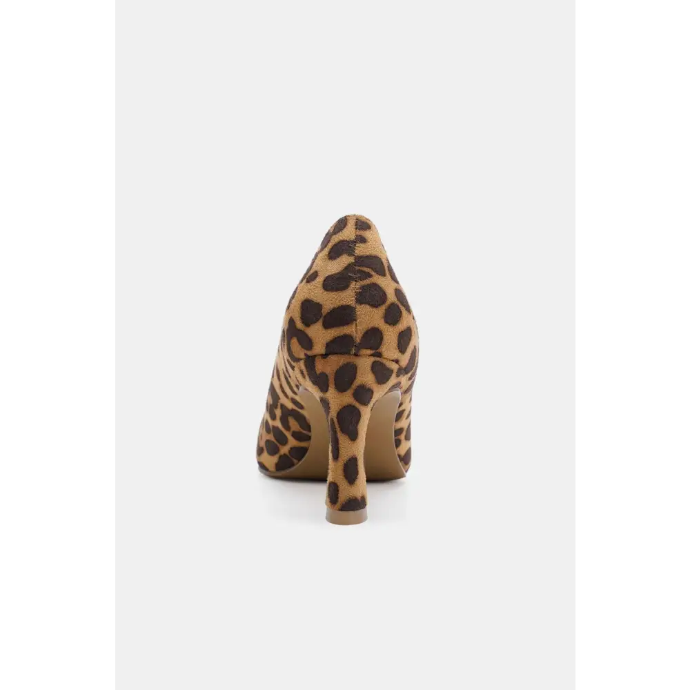 Elevate your look with luxury fashion for women in leopard point toe pumps $47.99 faux suede leopard point toe pumps