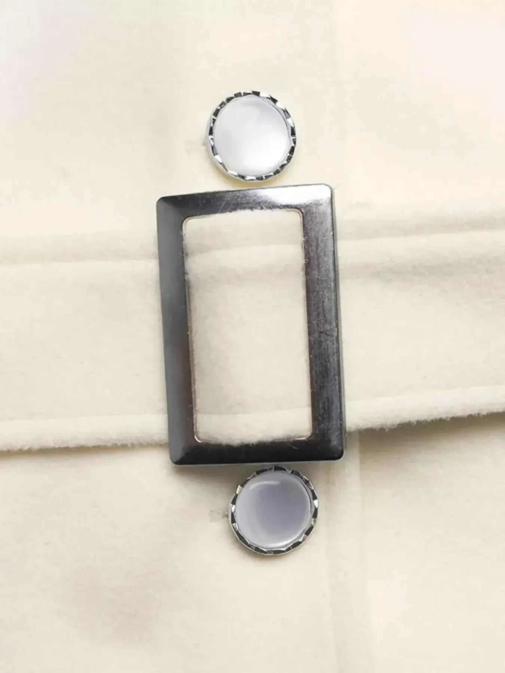 Elegant Fine Rings Collection: Belted Button-Up Jacket