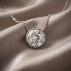 Bezel Set IGI Certified 2 Carat Lab Grown Diamond Solitaire Necklace