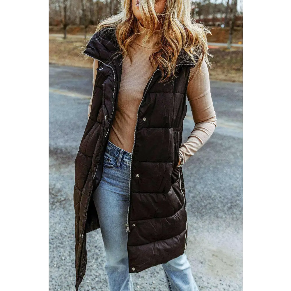 Sophisticated high neck coat for timeless luxury fashion for women $92.40 shell the high neck design infuses a touch