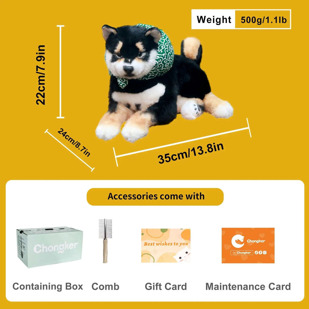 Black Shiba Inu Dog - Maven Couture IncStuffed Dogs